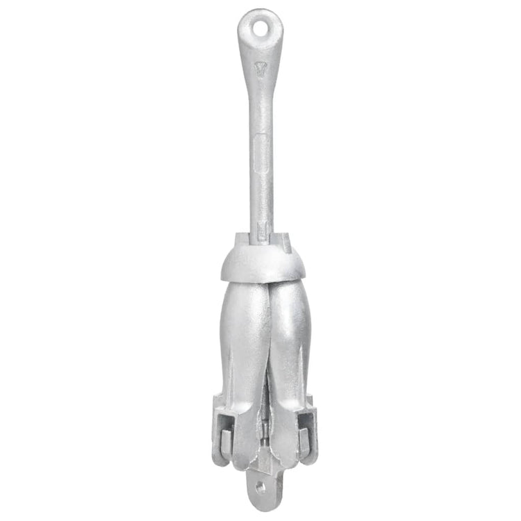 Vidaxl zusammenklappbar 8 kg thermisch verzinktes Gusseisen Silber