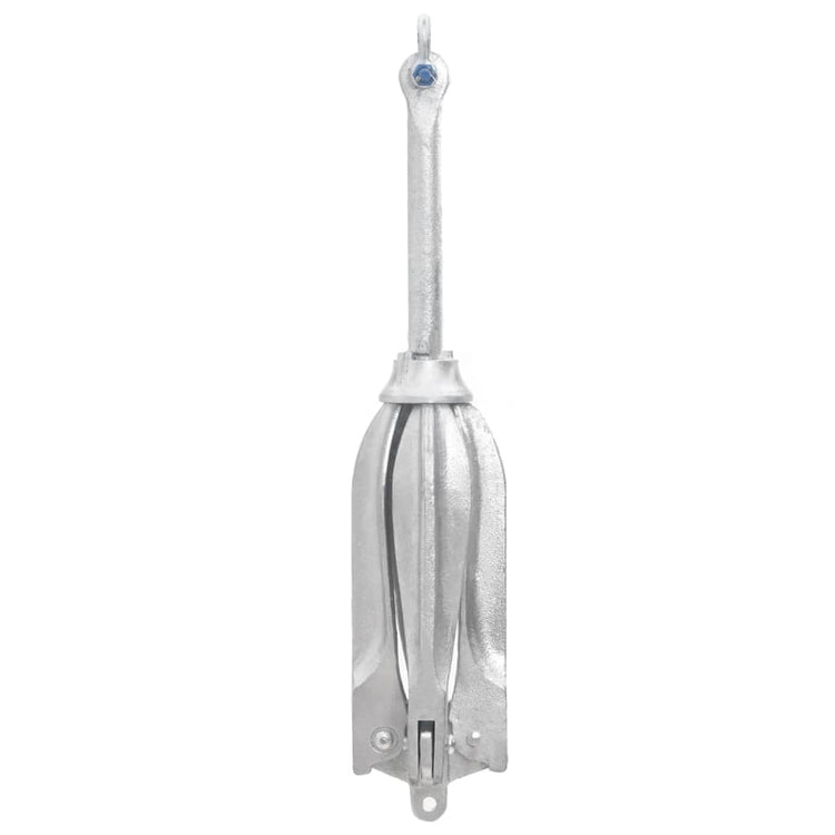 Vidaxl faltbare 10 kg thermisch verzinktes Gusseisensilber