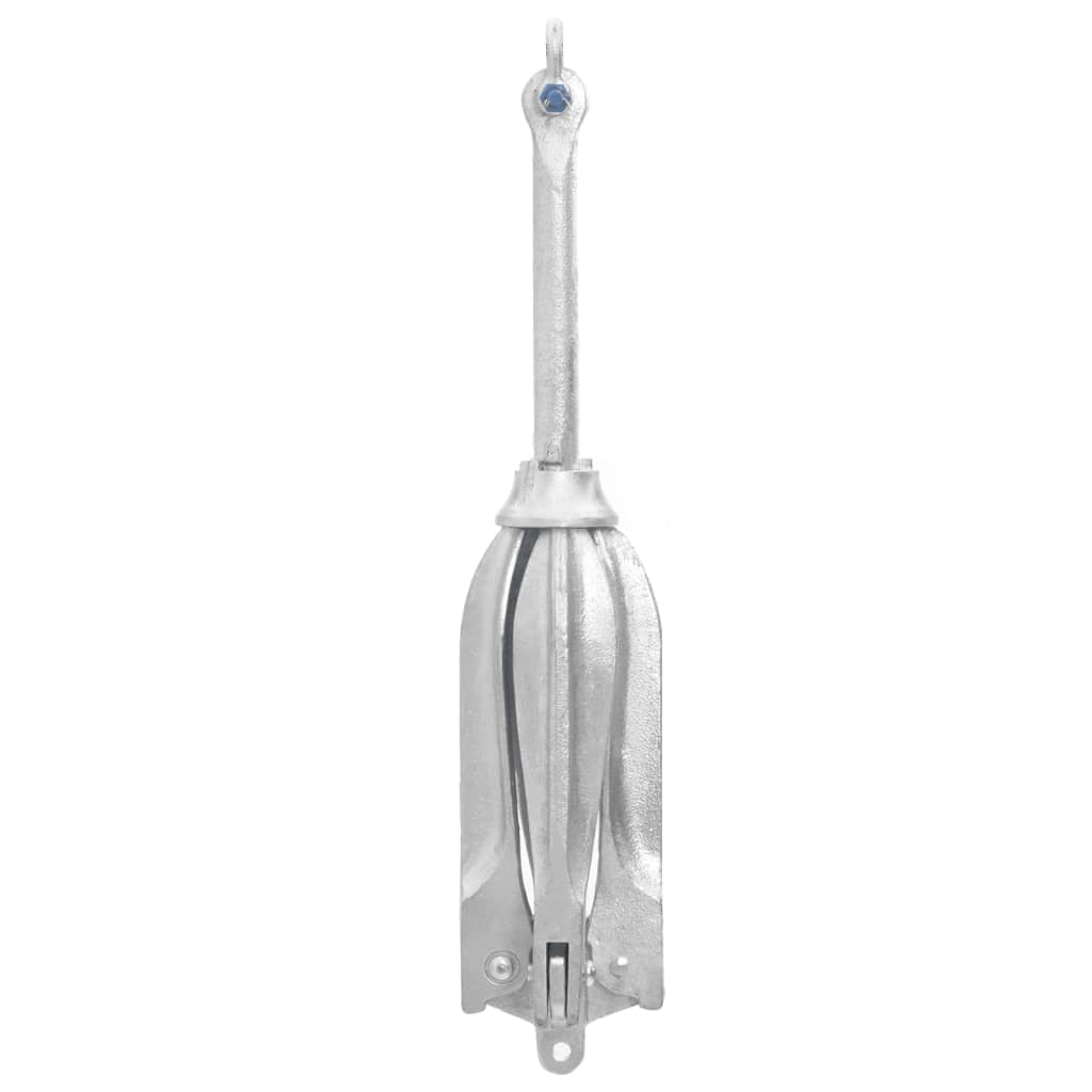 VIDAXL zusammenklappbar 12 kg thermisch verzinktes Gusseisensilber