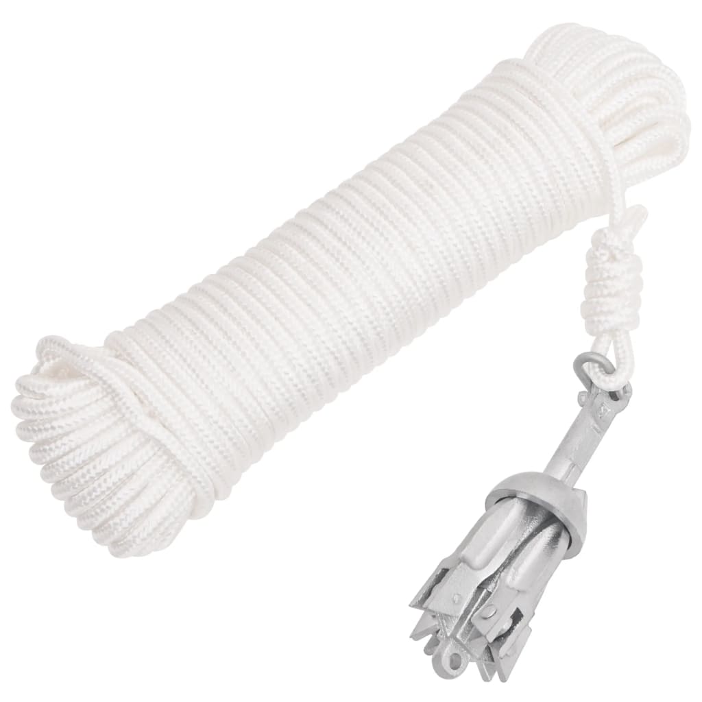 VIDAXL mit Seil faltbar 0,7 kg thermisch verzinktes Gusseisen