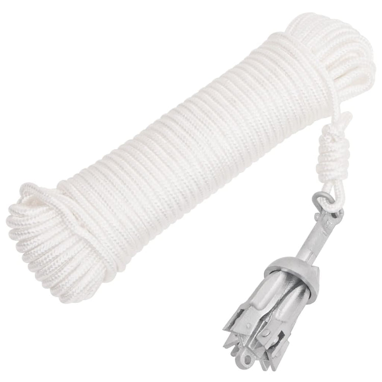 VIDAXL mit Seil faltbar 0,7 kg thermisch verzinktes Gusseisen