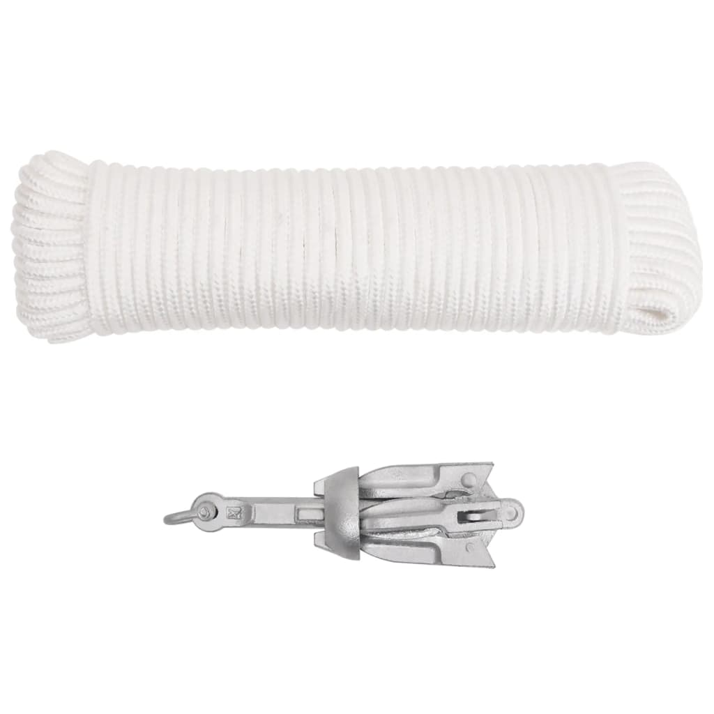VIDAXL mit Seil faltbar 0,7 kg thermisch verzinktes Gusseisen