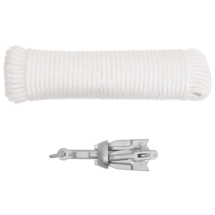 VIDAXL mit Seil faltbar 0,7 kg thermisch verzinktes Gusseisen