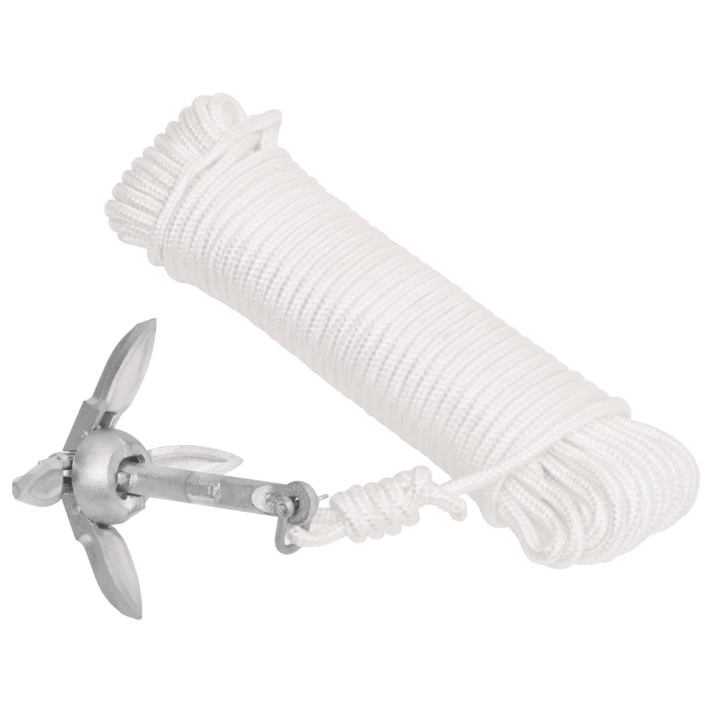 VIDAXL mit Seil faltbar 0,7 kg thermisch verzinktes Gusseisen