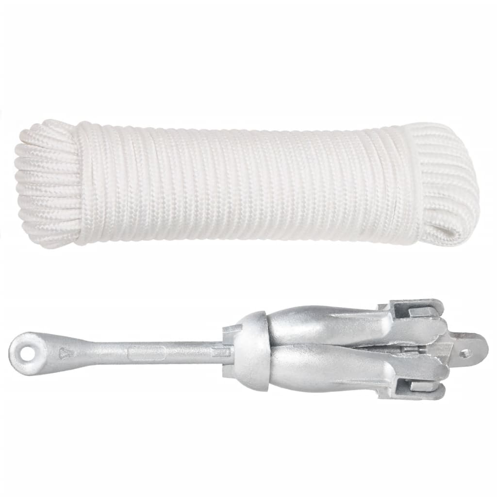 Vidaxl mit Seil faltbar 4 kg thermisch verzinktes Gusseisen