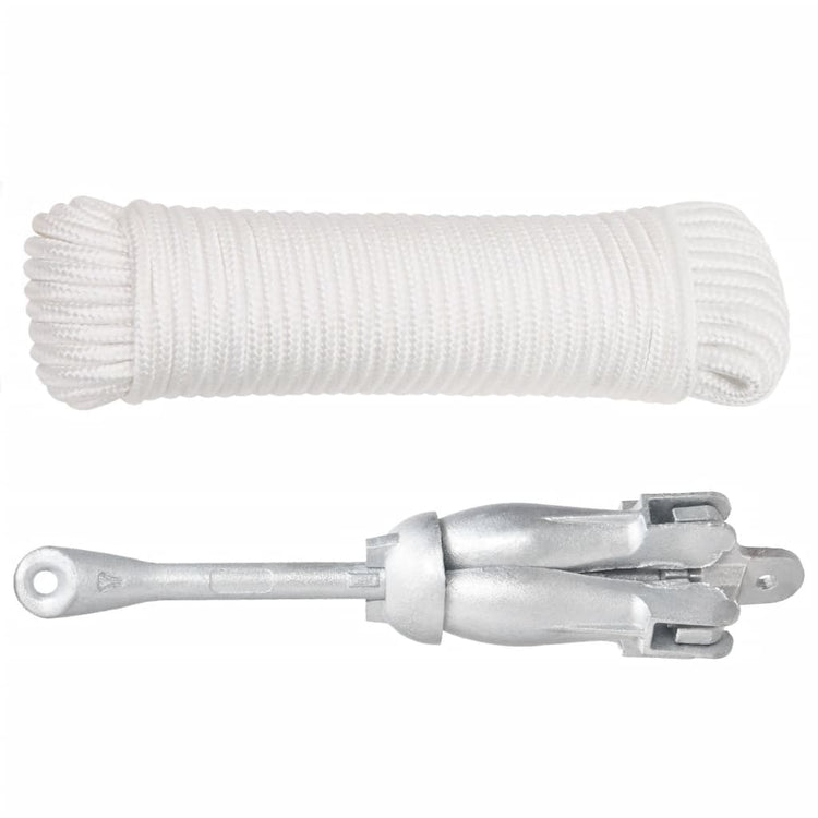 Vidaxl mit Seil faltbar 4 kg thermisch verzinktes Gusseisen
