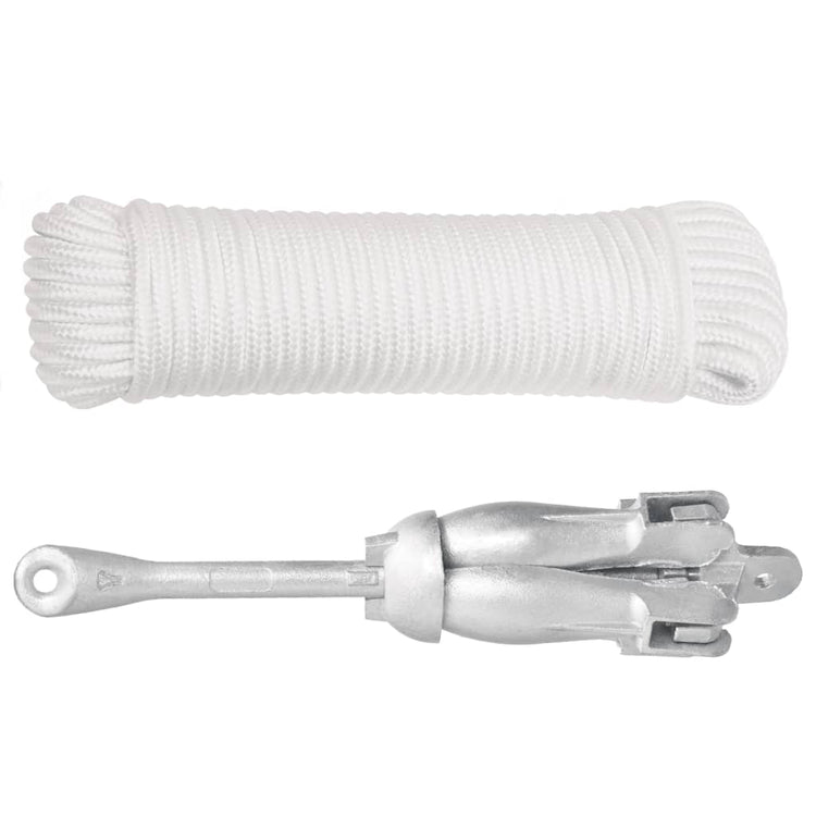 Vidaxl mit Seil zusammenklappbar 6 kg thermisch verzinktes Gusseisen