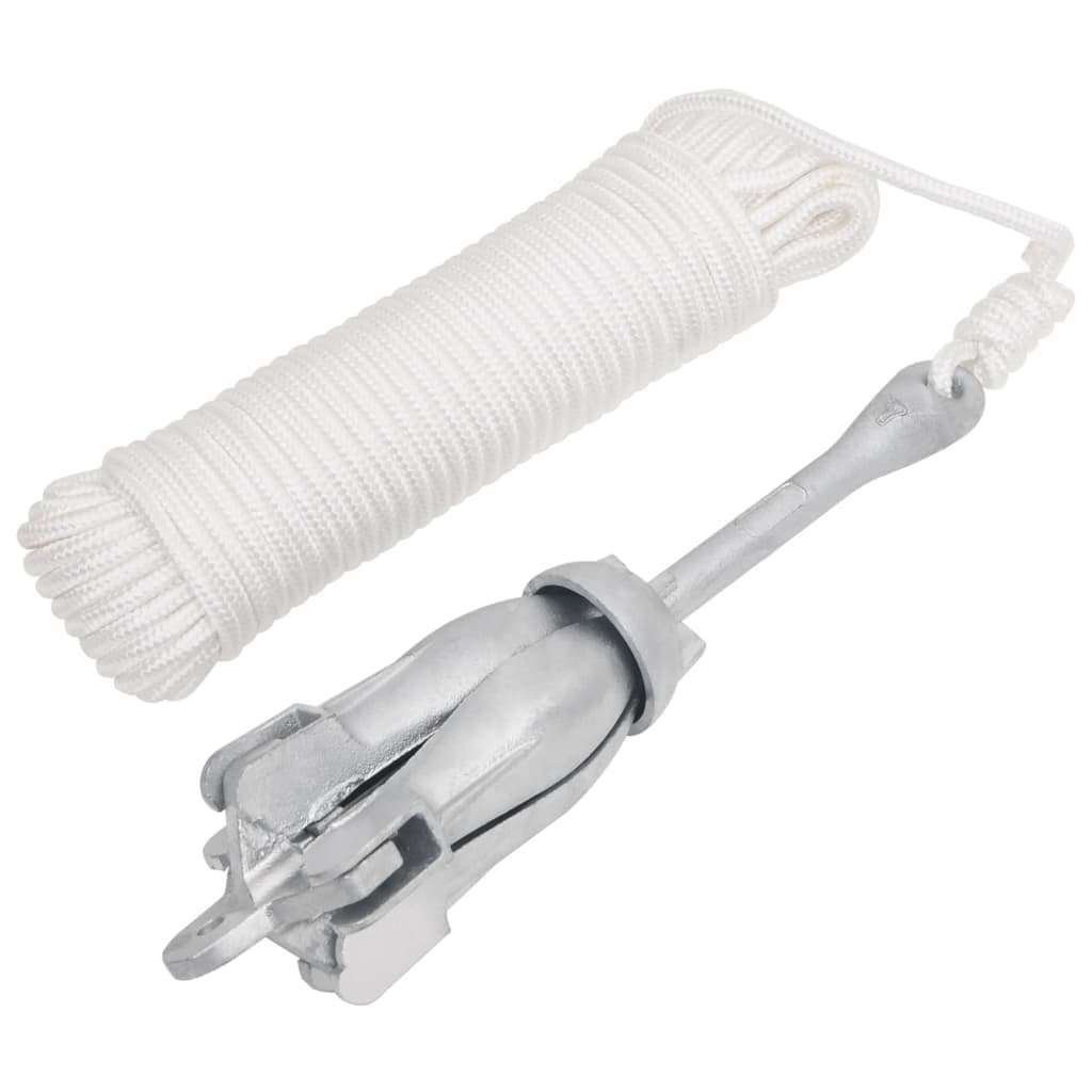 Vidaxl mit faltbarem 8 kg thermisch verzinktes Gusseisen