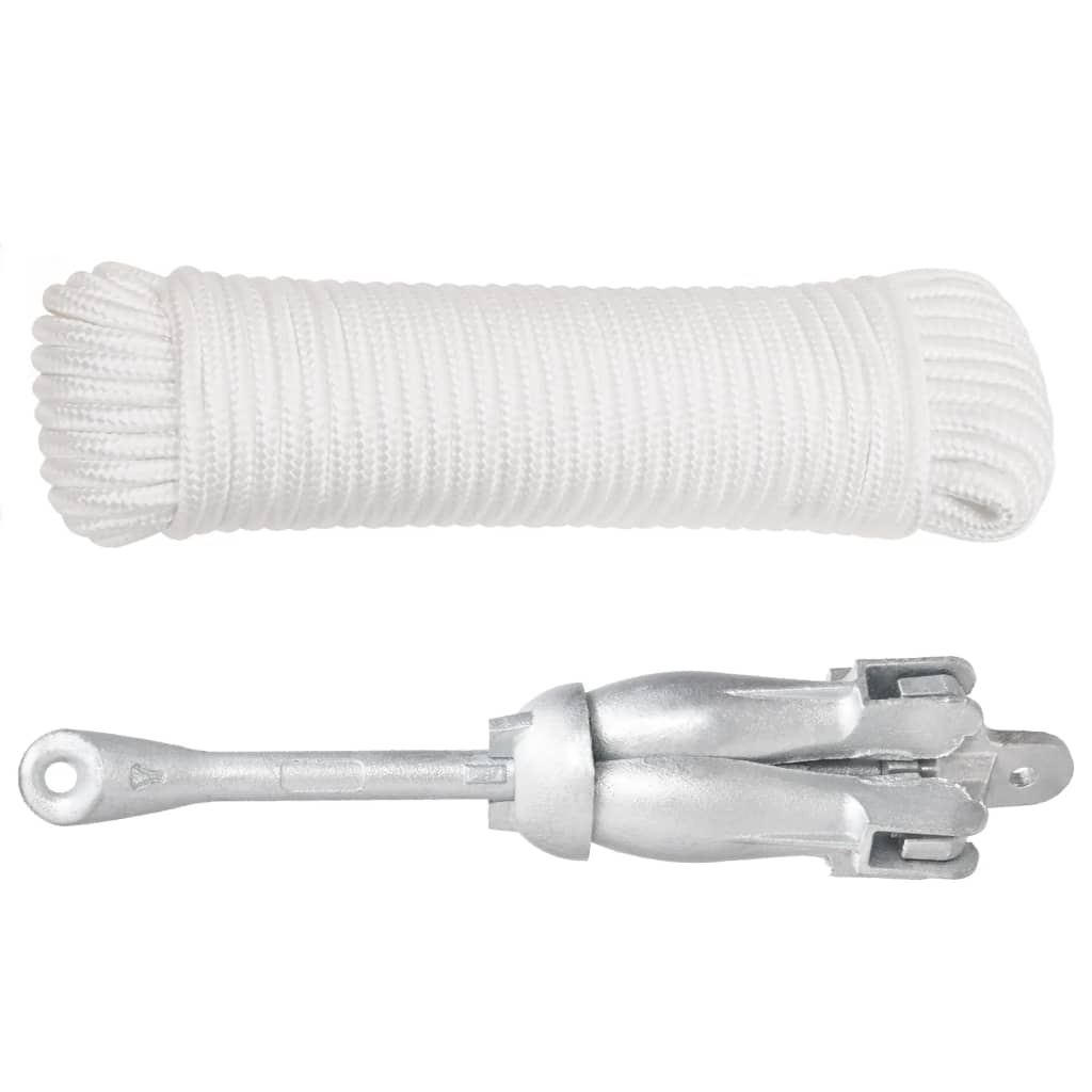 Vidaxl mit faltbarem 8 kg thermisch verzinktes Gusseisen
