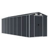 Vidaxl Garden Shed 191x640x198 cm verzinkter Stahl -Anthrazit -gelöscht