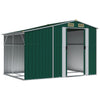 Vidaxl Garden Shed 277x192.5x179 cm verzinkter Stahlgrün
