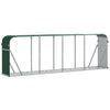 Vidaxl Brennholz Aufbewahrung 300x45x100 cm verzinktes Stahlgrün