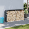 Vidaxl Brennholzlager 180x45x100 cm verzinkter Stahl -Anthrazit