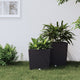Vidaxl -Planer mit abnehmbarem Bak Rattan Look 21 32 l PP Anthrazit