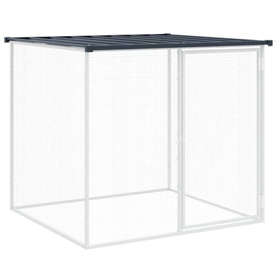 VIDAXL -Hühnchen -Stall mit Dach 103x98x90 cm verzinkter Stahl -Anthrazit