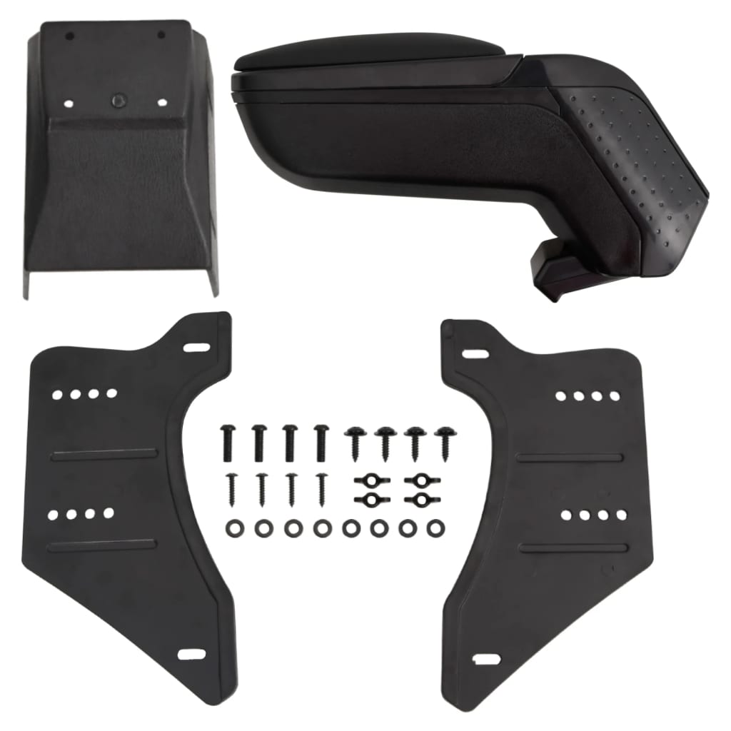 Vidaxl Armlast Universal 13x33x (33-53) cm Schwarz