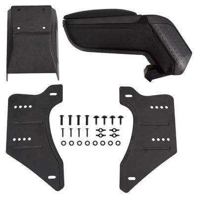 Vidaxl Armlast Universal 13x33x (33-53) cm Schwarz