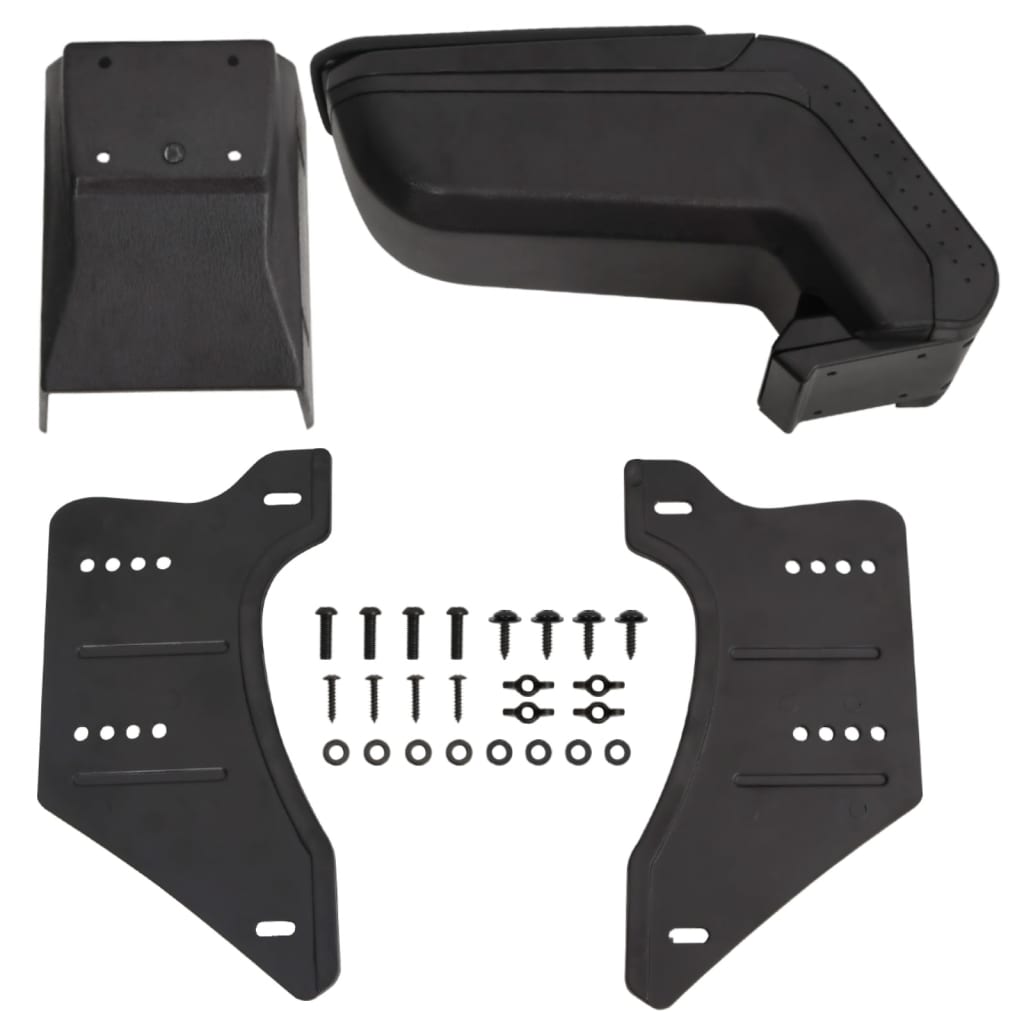 VIDAXL Armlast Universal 14x30x (32-48,5) CM Schwarz