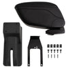VIDAXL-Armlehre 12x29x (32-46) cm schwarz