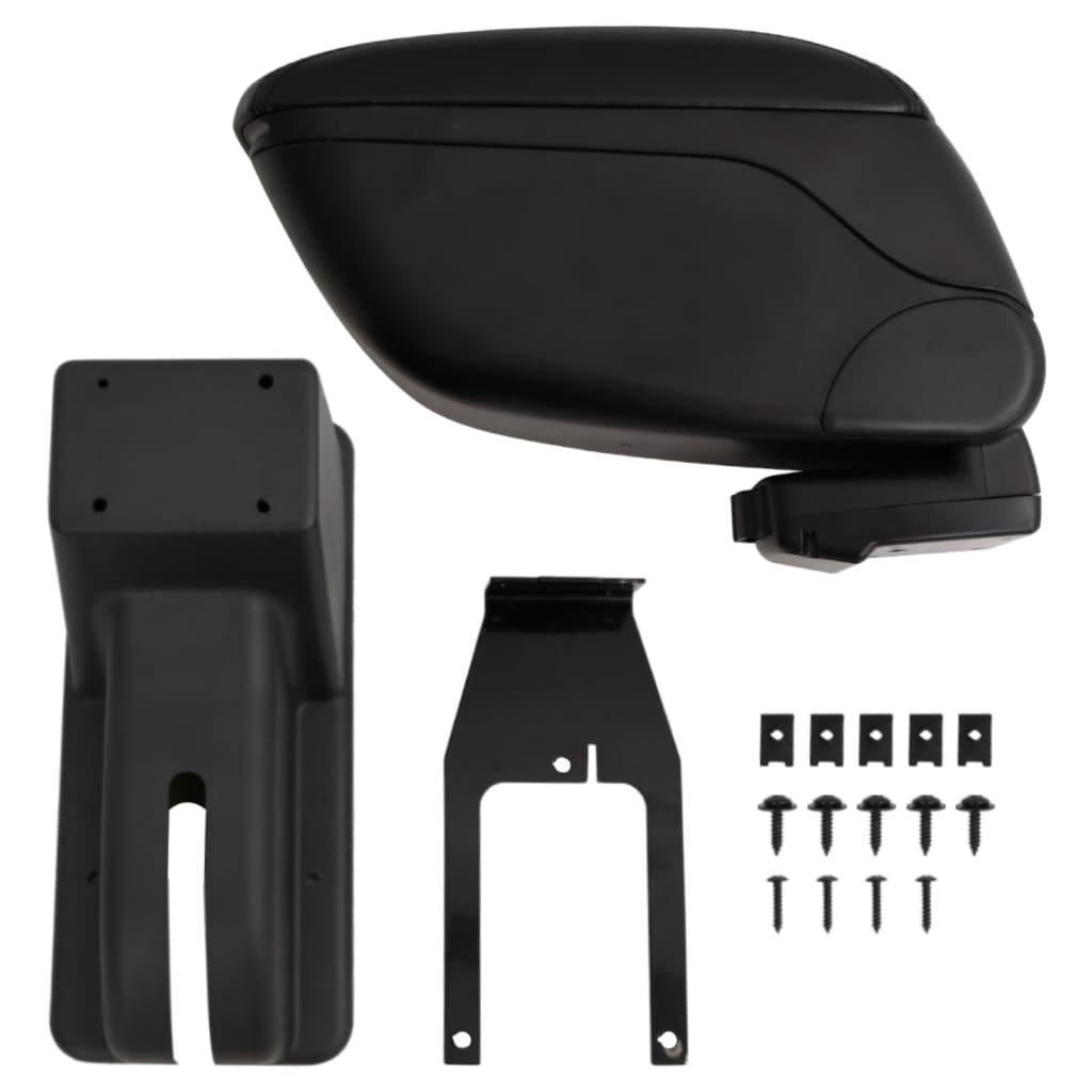 VIDAXL-Armlehre 12x29x (32-46) cm schwarz