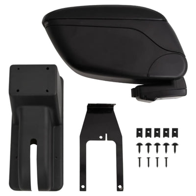 VIDAXL-Armlehre 12x29x (32-46) cm schwarz