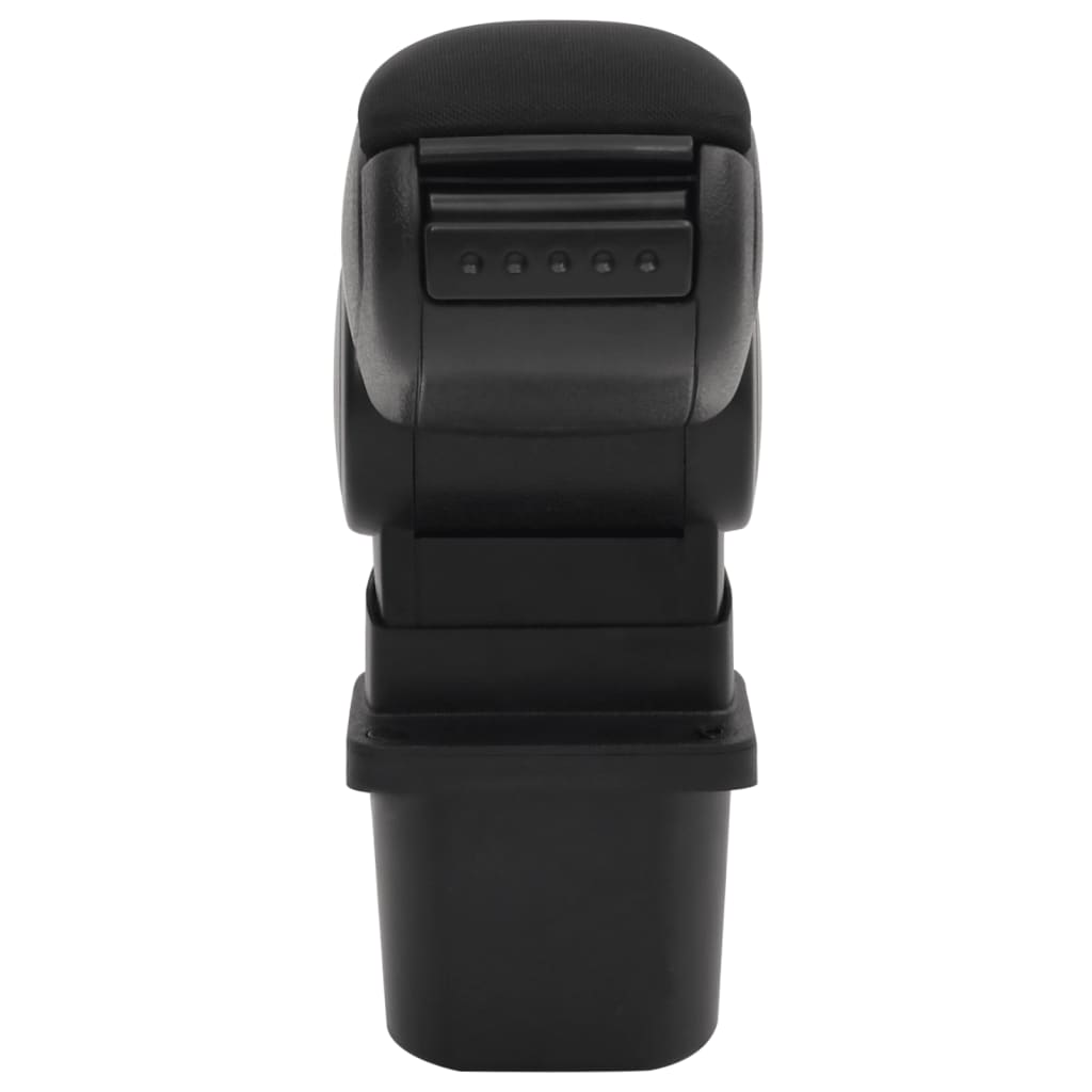 VIDAXL Armlast 12x31x (29,5-47) cm schwarz