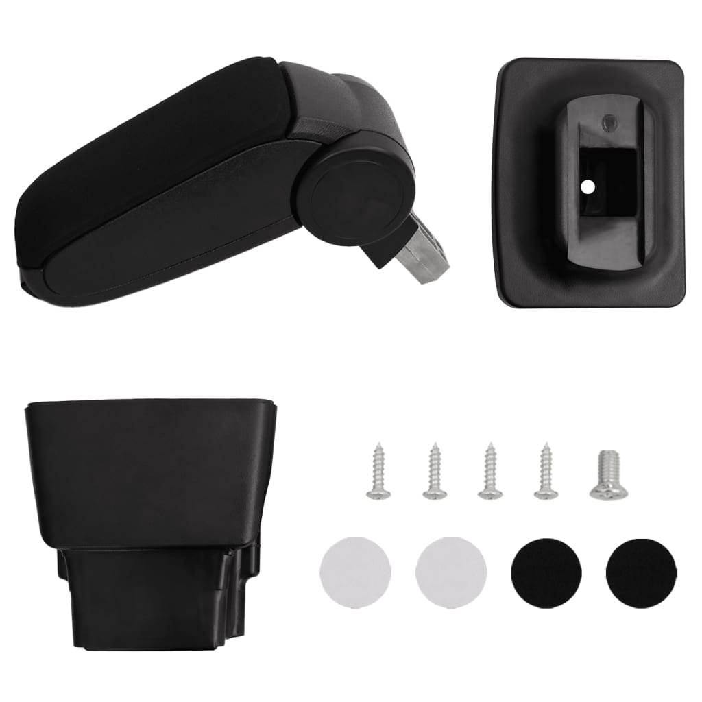VIDAXL Armlast 16x32x (35-50,5) cm Schwarz