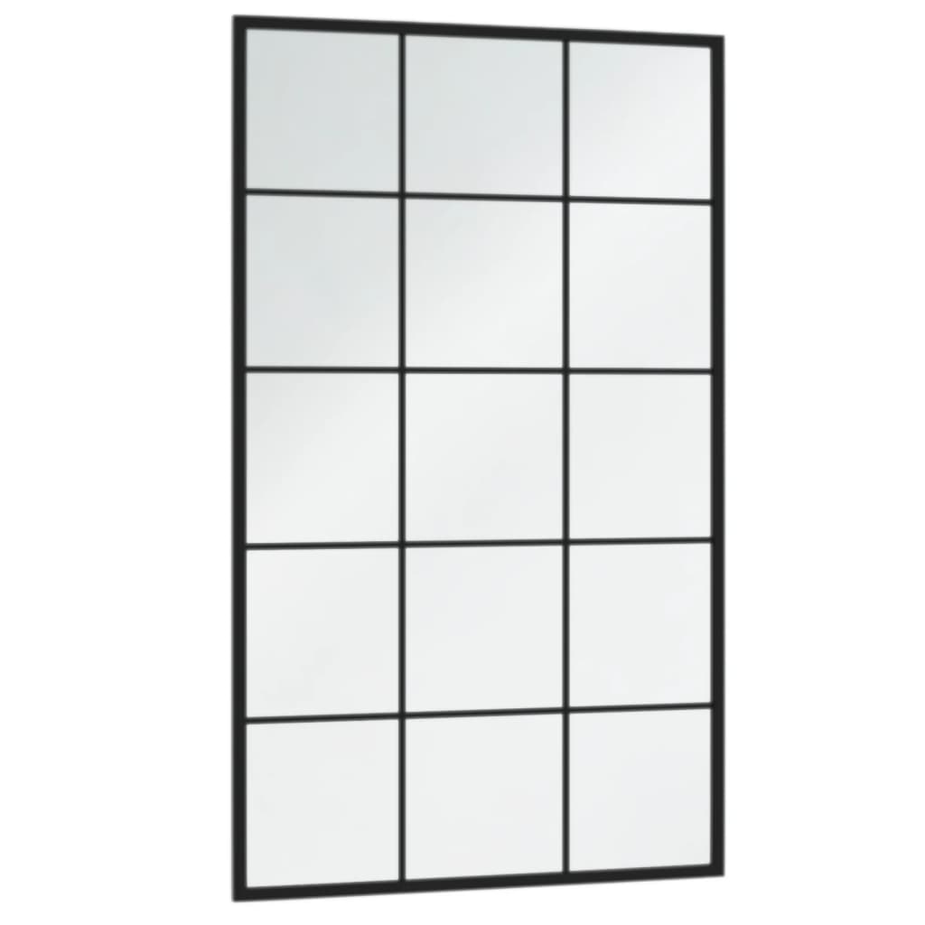 Vidaxl -Wandspiegel 4 PCs 100x60 cm Metallschwarz