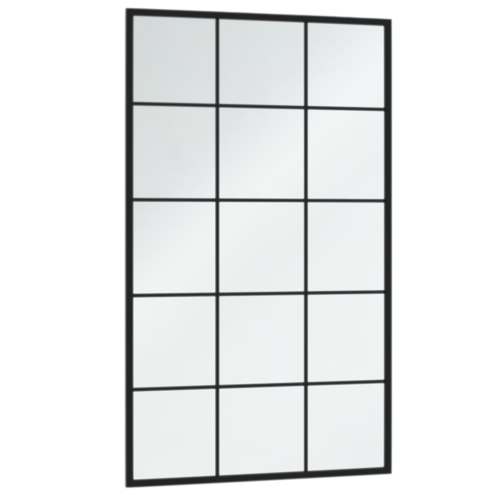 Vidaxl -Wandspiegel 6 PCs 100x60 cm Metallschwarz