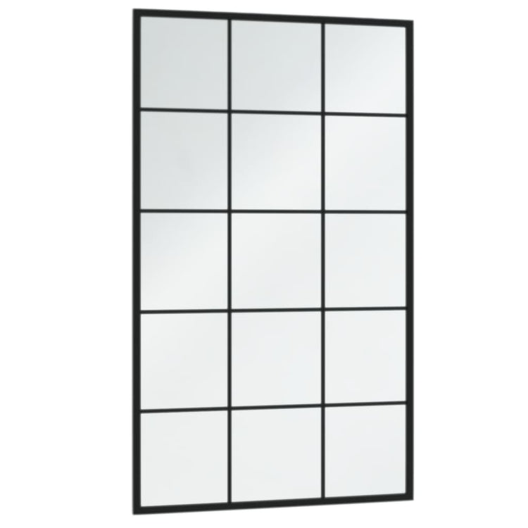 Vidaxl -Wandspiegel 6 PCs 100x60 cm Metallschwarz