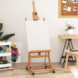 VIDAXL EREL 55X53.5X178 CM Massive Buchenholz - afbeelding 1