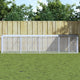 VIDAXL -Hühnchenstall mit Dach 403x98x90 cm verzinkter Stahl -Anthrazit