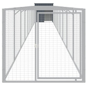 Vidaxl Dog Loft mit Run 110x1017x110 cm Stahl Anthrazit -Colored - afbeelding 3