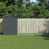 VIDAXL -Hundedoft mit Lauf 214x865x181 cm verzinkter Stahl -Anthrazit