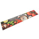 Vidaxl Küchenmatte waschbarer Gemüseabdruck 60x300 cm Samt