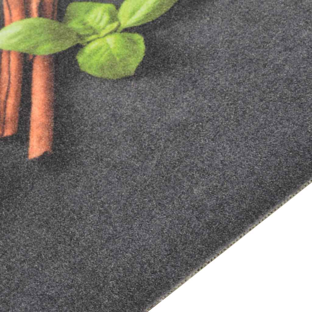 Vidaxl Küchenmatte Waschbarer Druck 60x300 cm Samt