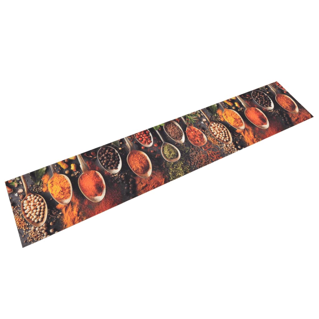 Vidaxl Küchenmatte Waschmaschinen Lucker Herbprint 60x300 cm Samt