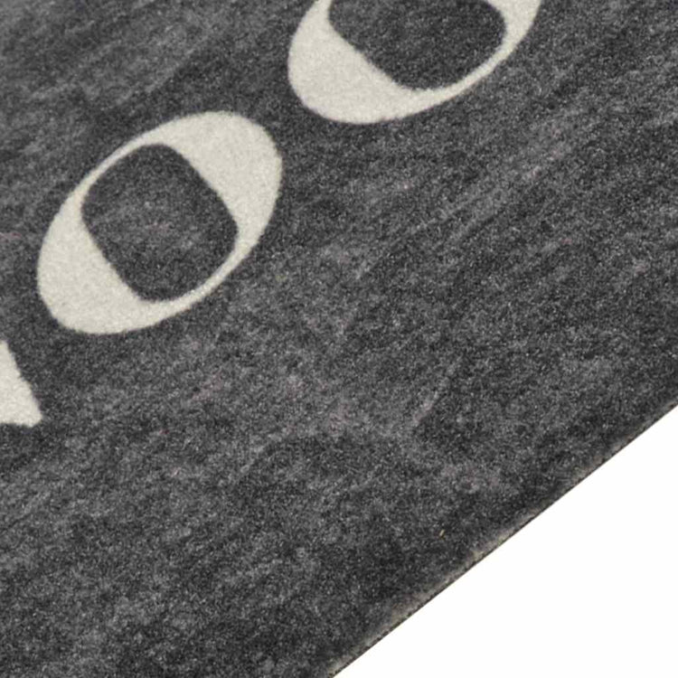 Vidaxl Küchenmatte waschbarer Kochdruck 60x300 cm Samt Schwarz