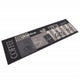 Vidaxl Küchenmatte Waschkaffee 45x150 cm Samt Schwarz