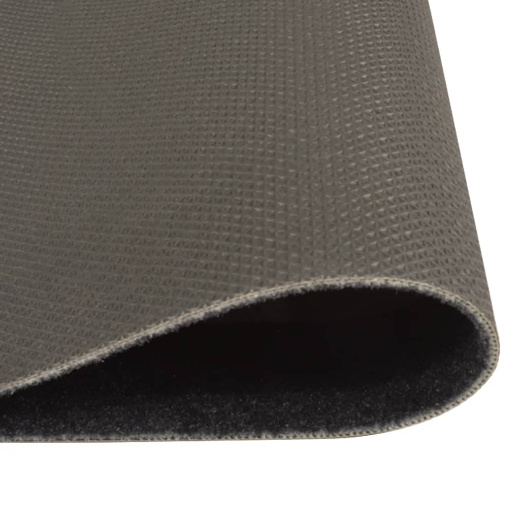 Vidaxl Küchenmatte Waschkaffee 60x180 cm Samt Schwarz