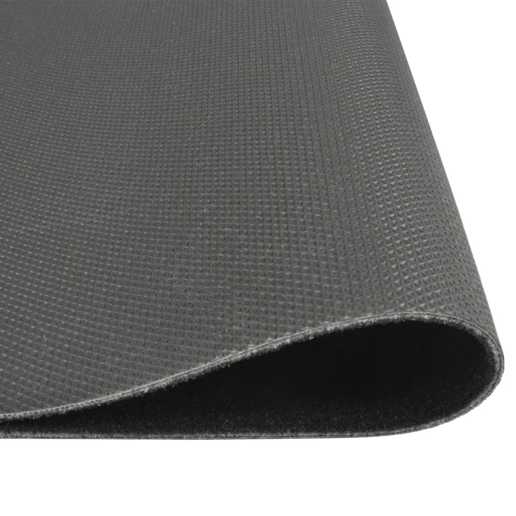 Vidaxl Küchenmatte waschbarer Küchendruck 60x300 cm Samt Schwarz