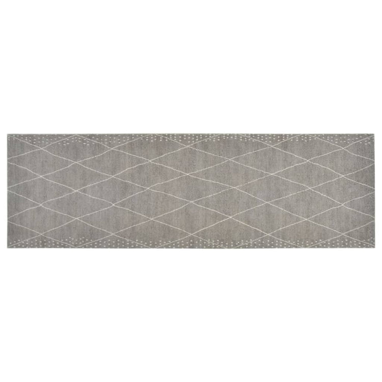 Vidaxl Küchenmatte waschbarer karierte 60x180 cm Samt