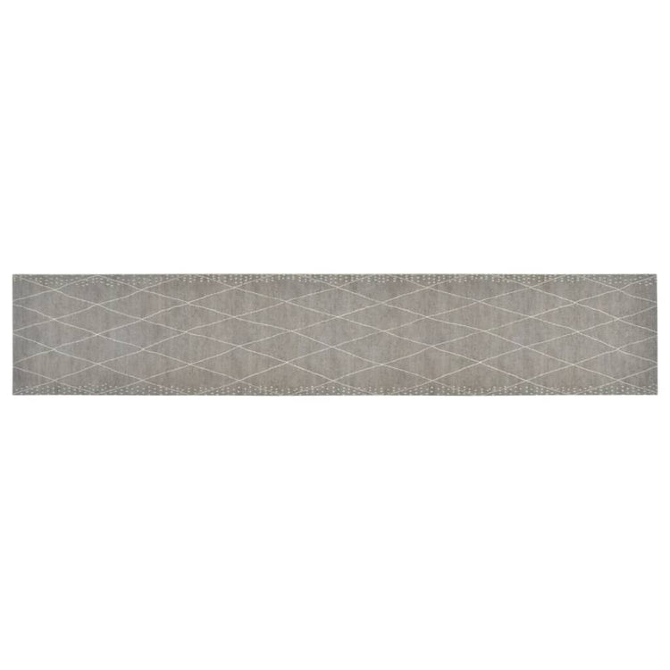 Vidaxl Küchenmatte waschbarer kariert 60x300 cm Samt
