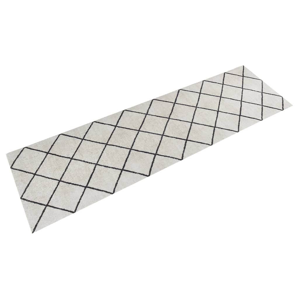 Vidaxl Küchenmatte Waschbar blockiert 45x150 cm Samt