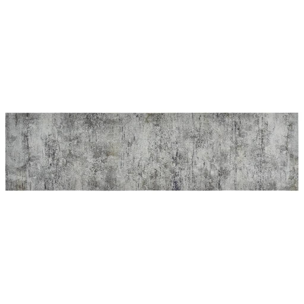 Vidaxl Küchenmatte waschbarer Betondruck 45x150 cm Samt
