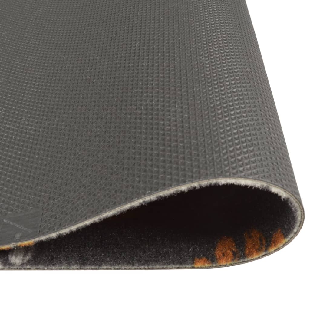Vidaxl Küchenmatte Waschbarer Beinabdruck 60x300 cm Samt