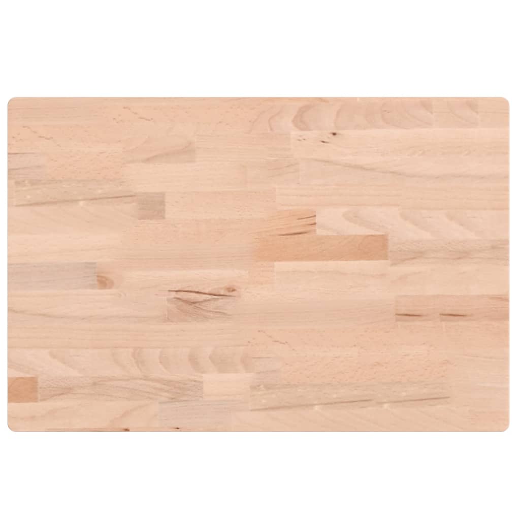 Vidaxx Waschtischplatte 60x40x2,5 cm massives Buchenholz