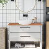 Vidaxx Waschtischplatte 100x50x1,5 cm massives Buchenholz