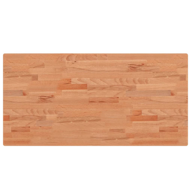 VIDAXL WASHBAIN TABELLE 100x50x2,5 cm Festes Buchenholz