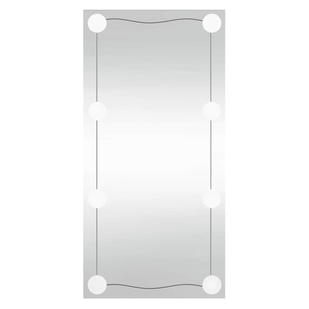 Vidaxl -Wandspiegel mit LEDs rechteckig 30 x 60 cm Glas